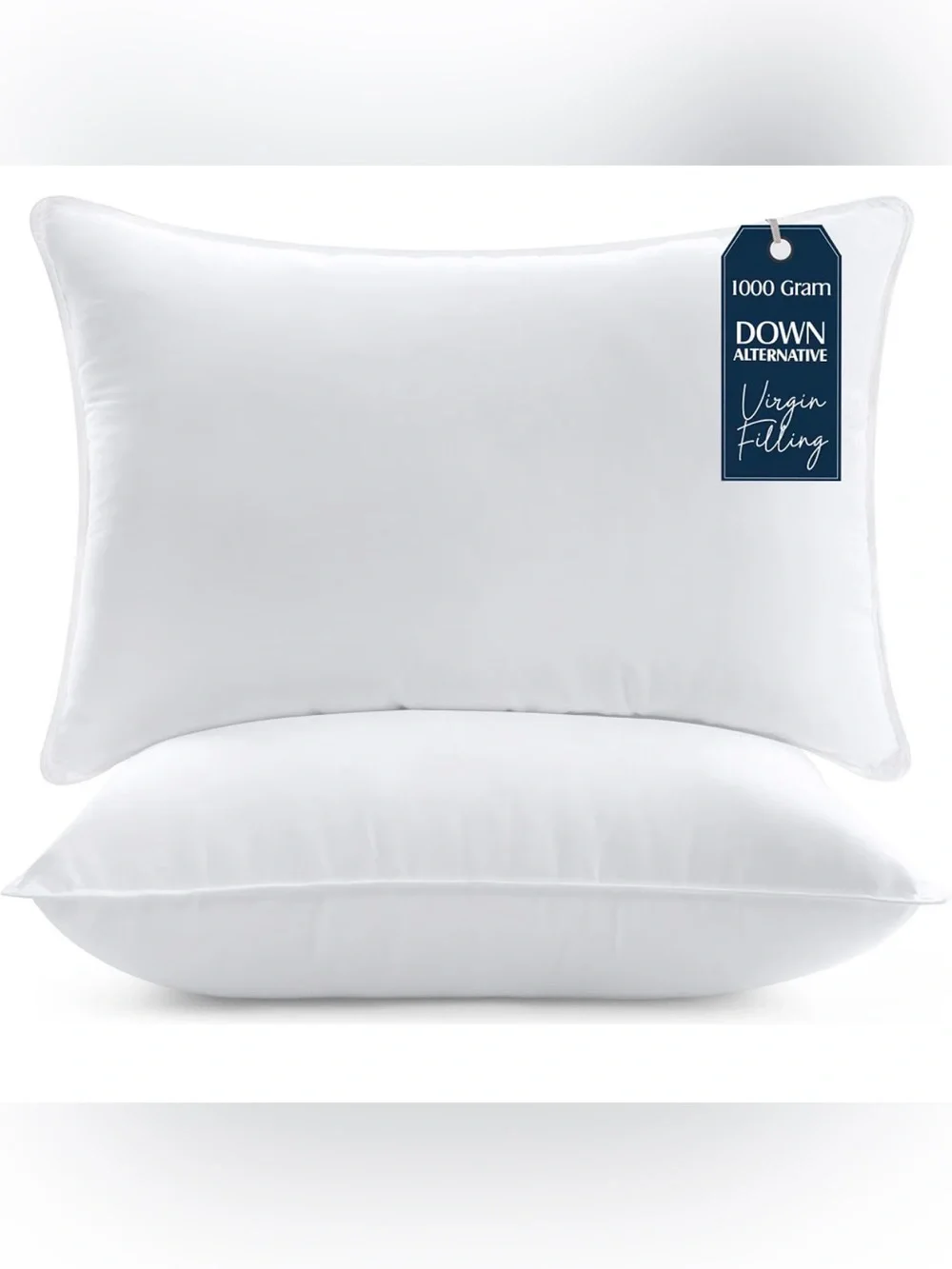 Utopia Bedding Bed Pillows for Sleeping (White), king Size, Set of 2,
